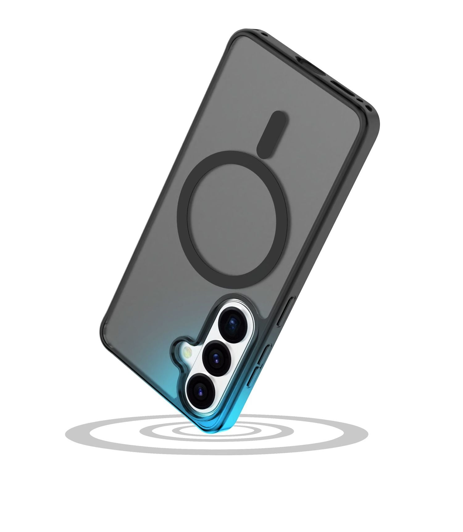 Cellularline Frosty Mag Backcover – für Samsung Galaxy S26, Kunststoff+Gummi, Schwarz