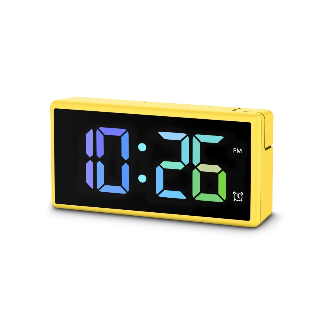 Hama Digitalwecker – Snooze, USB, 15 × 7,5 × 3,4 cm, Gelb