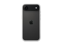 Apple Backcover – für Apple iPhone Air – hellgrau – PC, mit Kartenfach, mit Kordel