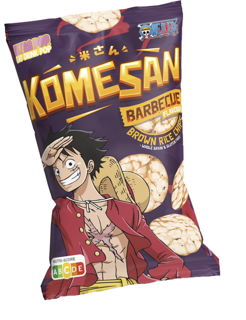 Ultrapop Komesan Luffy Reis-Chips – BBQ – 60 g