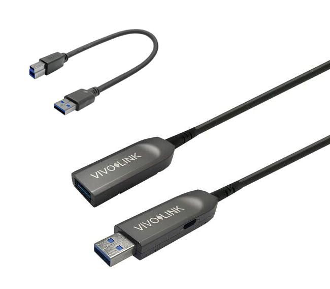 Vivolink USB-Kabel, USB-A zu USB-B, 10 m, USB 3