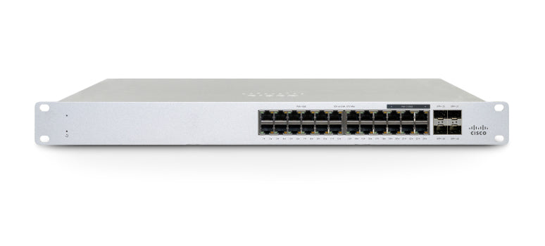 Cisco Meraki MS130-24 – Managed Switch – 24×GbE, 4×10G SFP+, L2, 1U