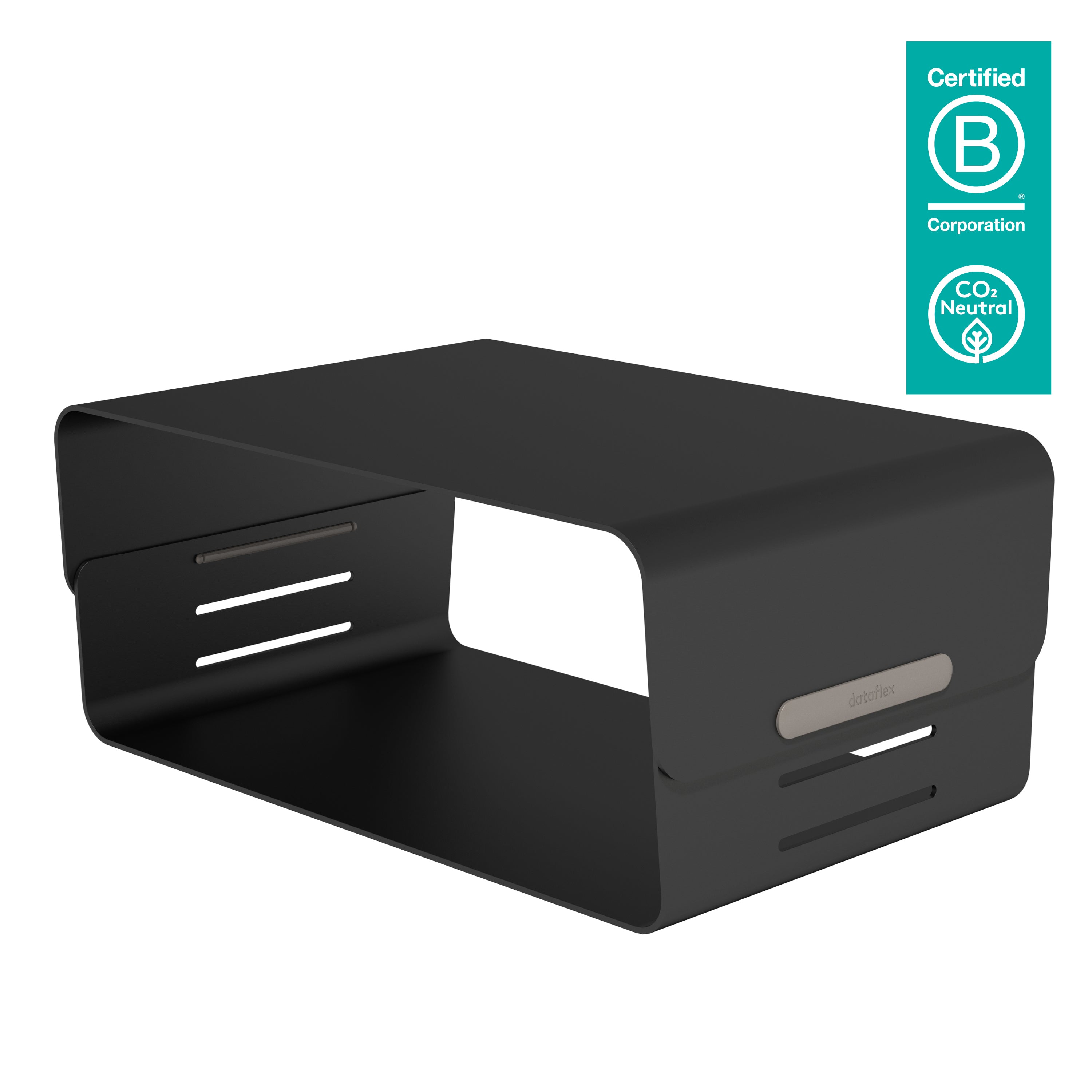 Dataflex Addit Bento – Monitor-Tischständer – freistehend – 1 Monitor – bis 20 kg/Monitor – Schwarz