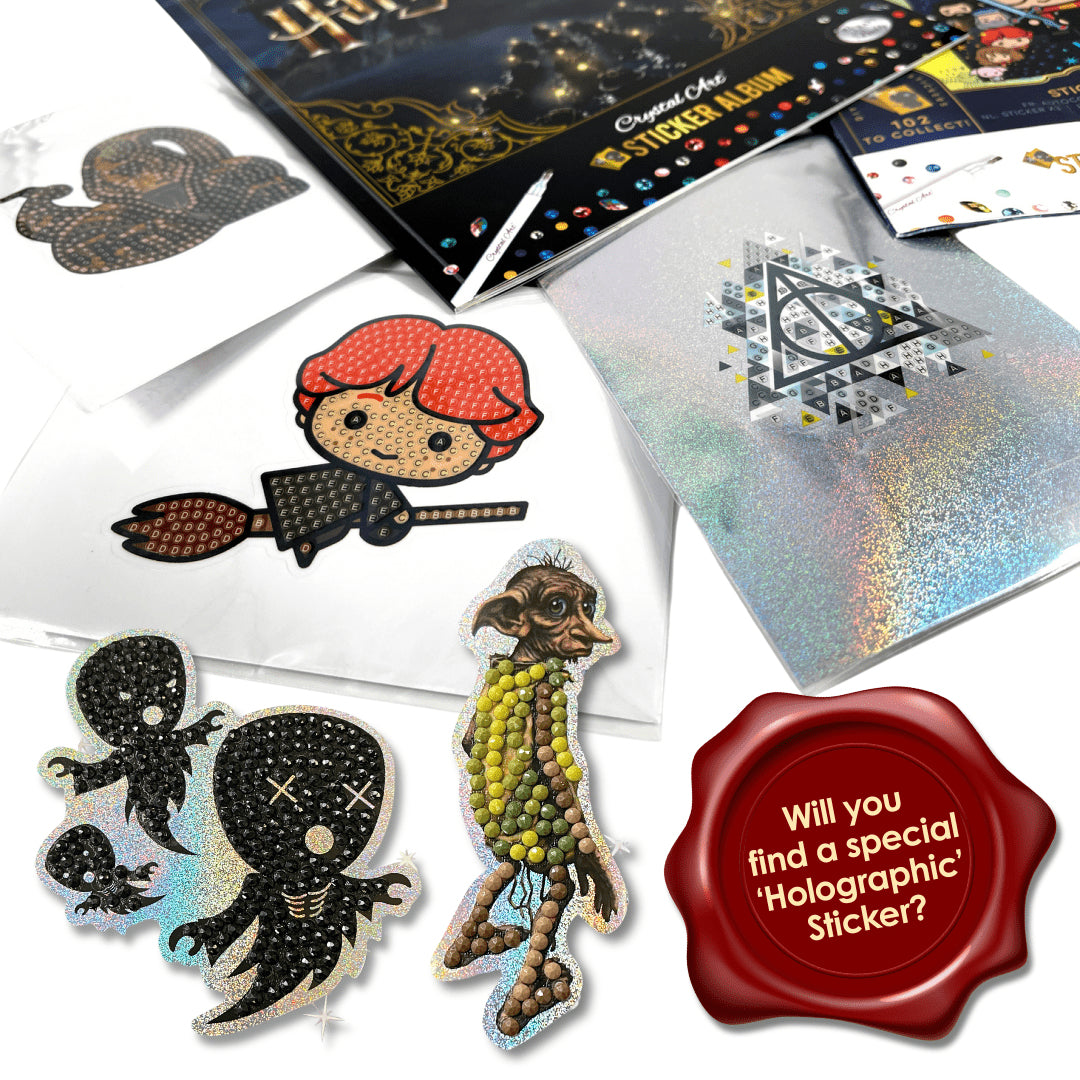 CRAFT Buddy Crystal Art – Sticker-Set – Harry Potter – ab 6 Jahren