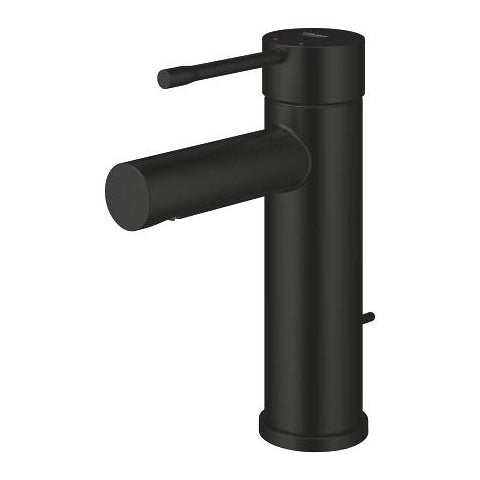 GROHE Essence Badebatterie – Messing, Einhebelmischer, Schwarz