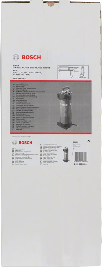 Bosch Professional – Wasserdruckbehälter, Blaugrün