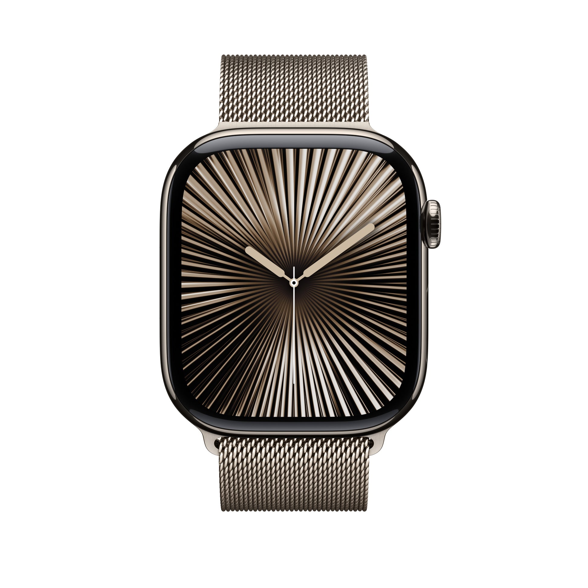 Apple Milanese Loop - Armband - für Apple Watch 46 mm, Grau, M/L, Edelstahl