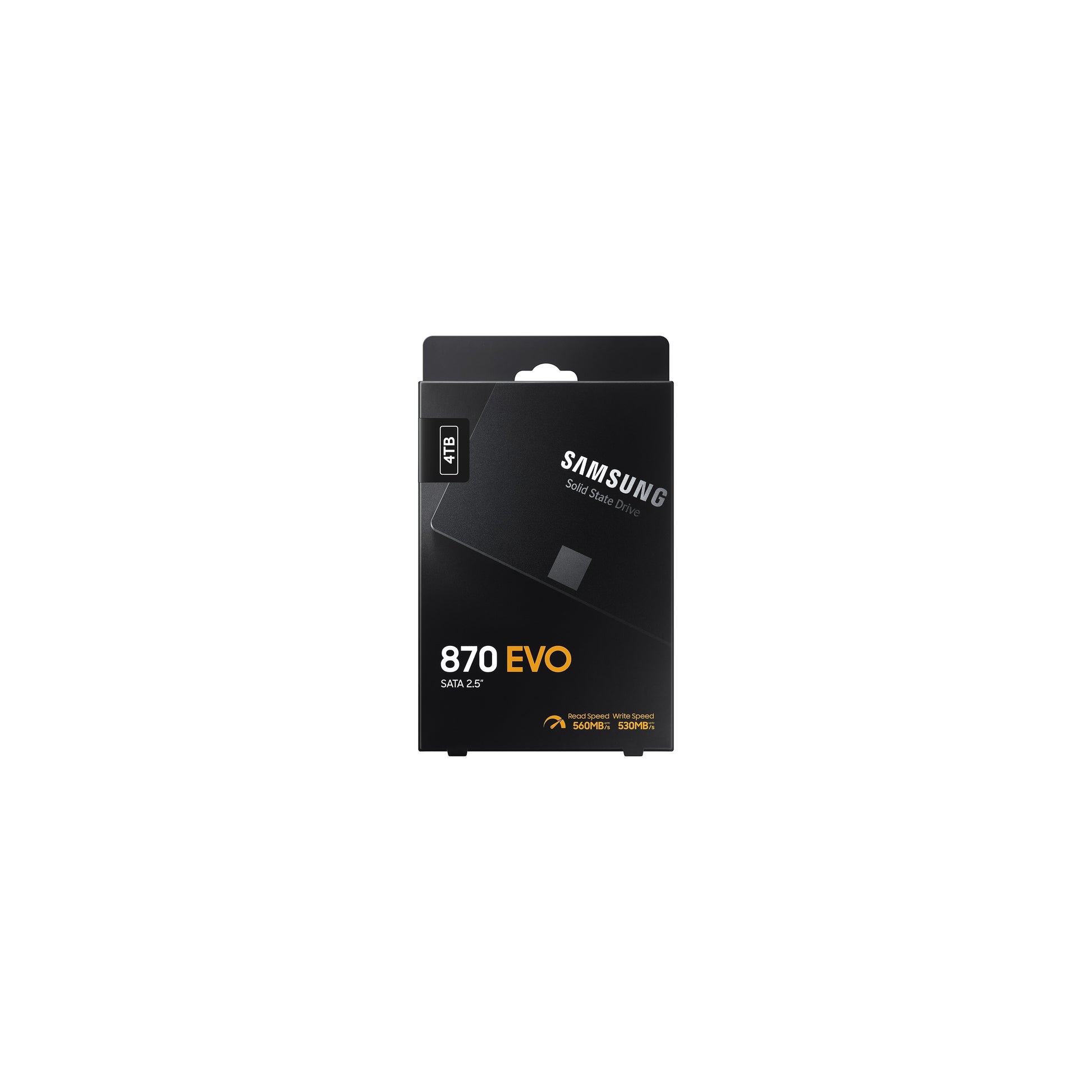 Samsung 870 EVO – 4 TB 2,5" SATA SSD – 560 MB/s lesen, 530 MB/s schreiben