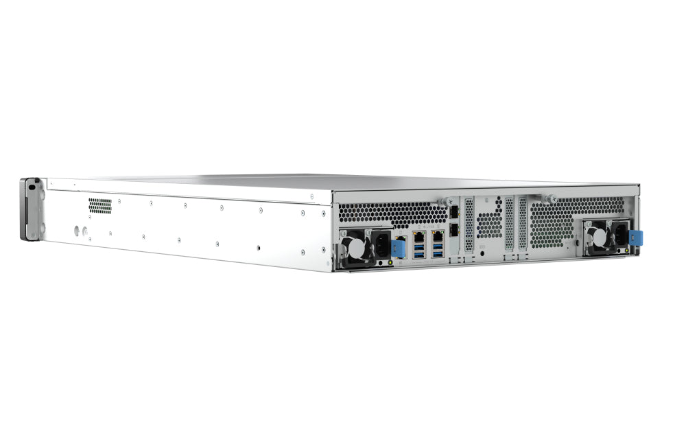QNAP TDS-H2489FU-R2-4314-512G – 24-Bay Rack 2U NAS – Intel Xeon Silver 4314, 512 GB RAM, 25GbE, QTS