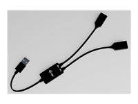 i-tec USB-A (Stecker) Multiport-Adapter – 2× USB-A (Buchse), USB 3.2 Gen 1