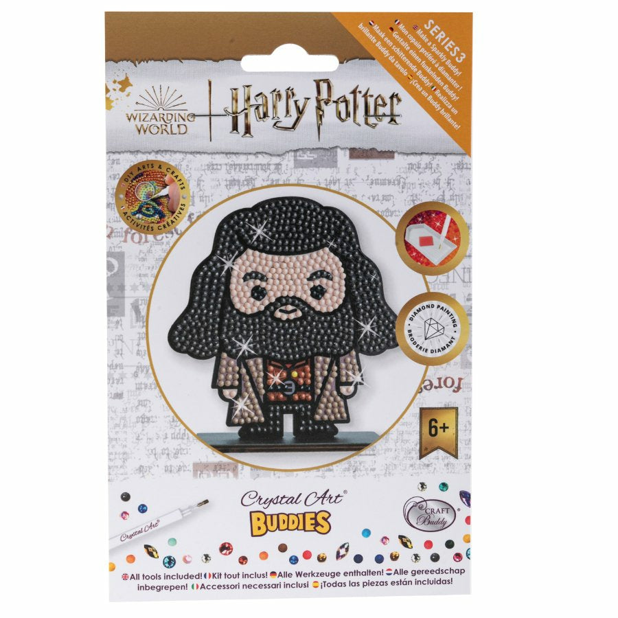 CRAFT Buddy Diamond-Painting-Set – Rubeus Hagrid – 8 × 11 cm – ab 6 Jahren