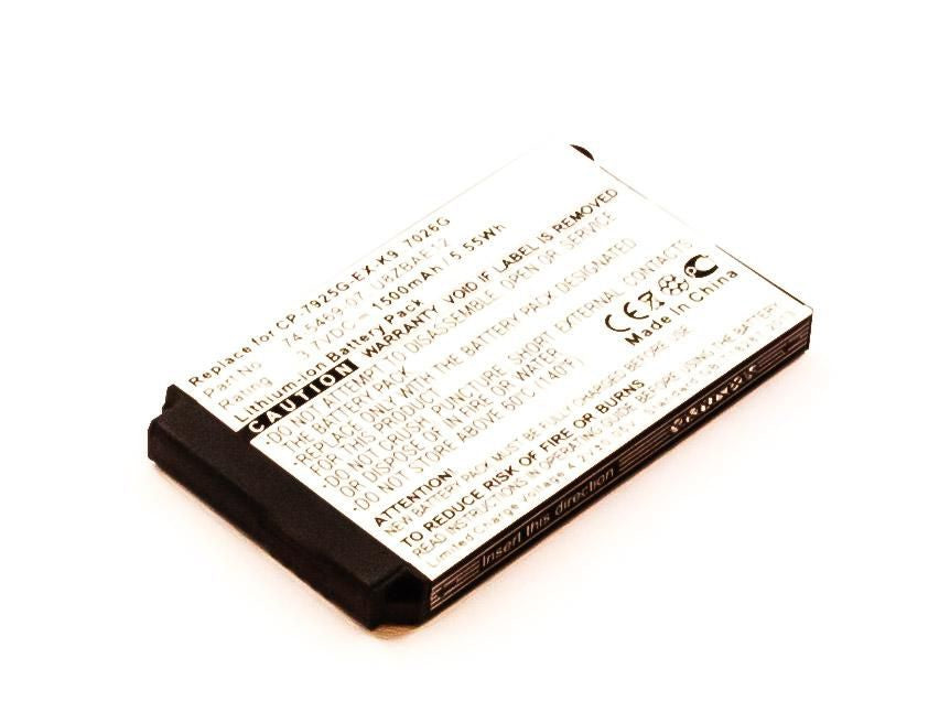 CoreParts Akku – 3,7 V 1500 mAh, für Cisco 7925G, schwarz