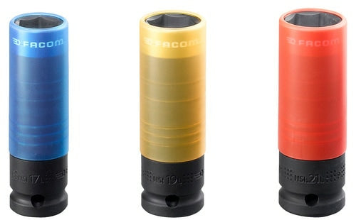 Facom IMPACT – Stecknuss-Satz 1/2", 17/19/21 mm, 3-teilig, NSI.3LPB