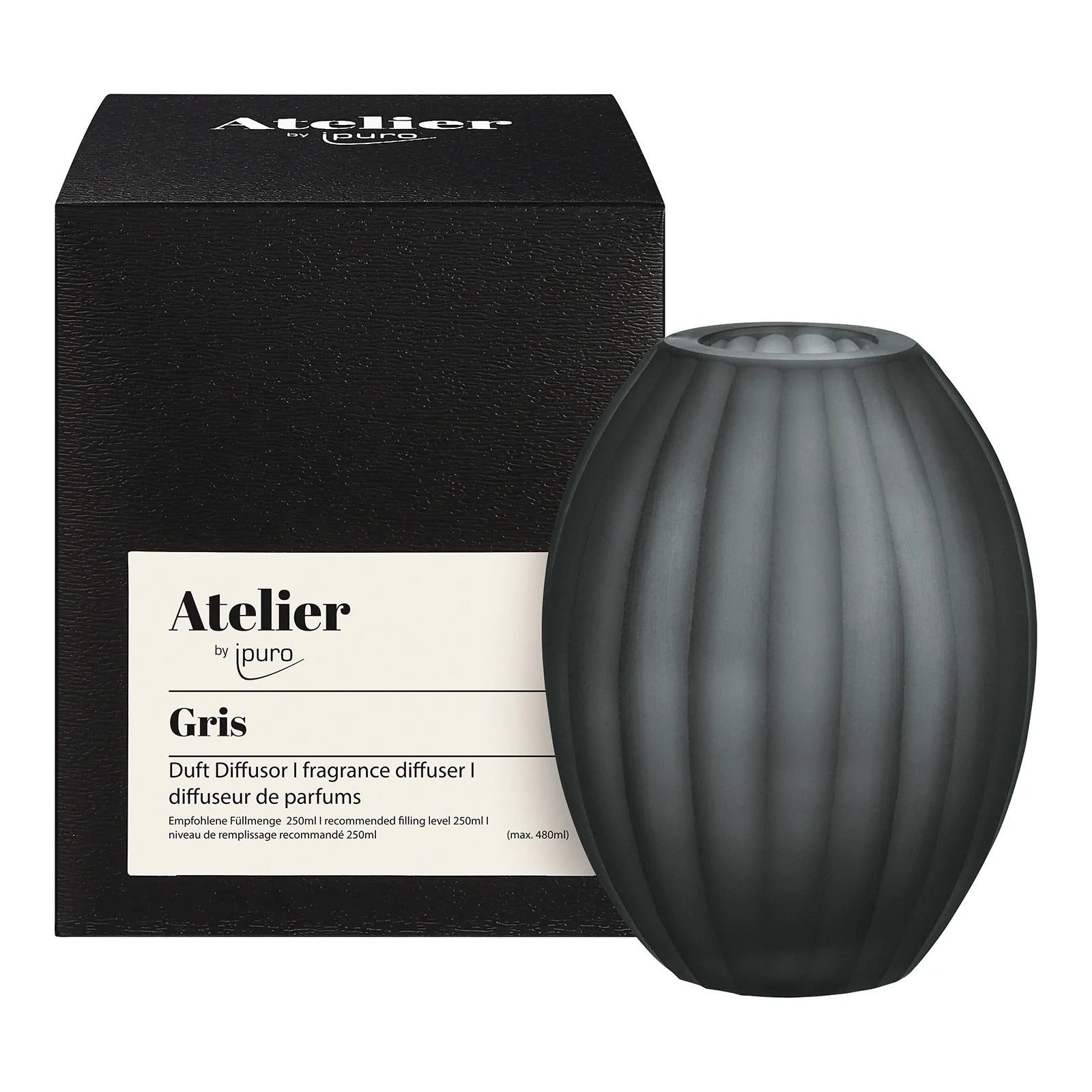 ipuro Atelier Grau – Duftstäbchen, 2'400 ml