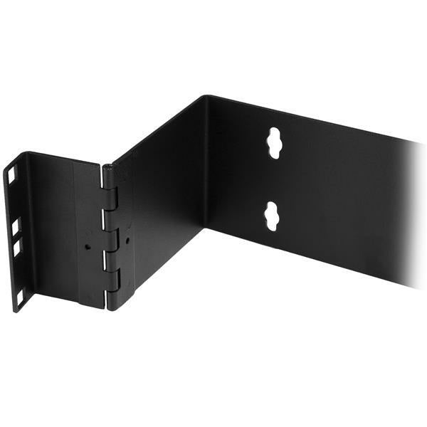 StarTech.com Rack-Wandhalter 19" – Wandmontage – 2U – 501 × 151 × 88 mm – 10 kg – für EIA/ECA-310-E – Schwarz