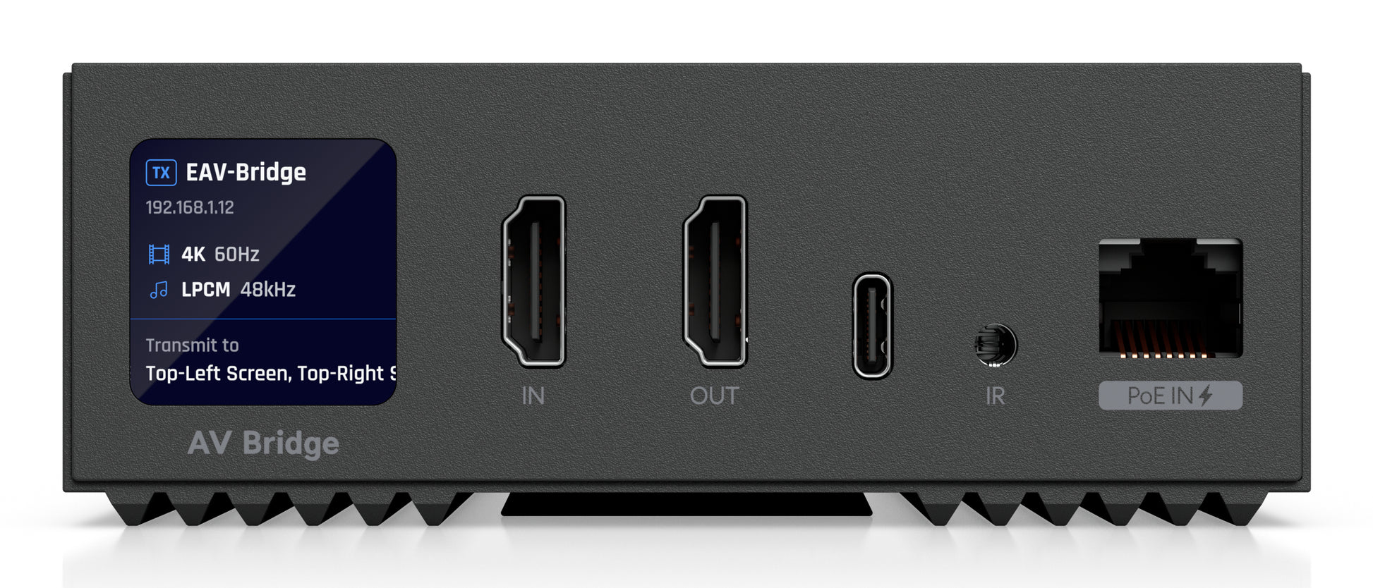 Ubiquiti PoE+ betriebener AV-over-IP – HDMI-over-IP Encoder, 4K60, PoE