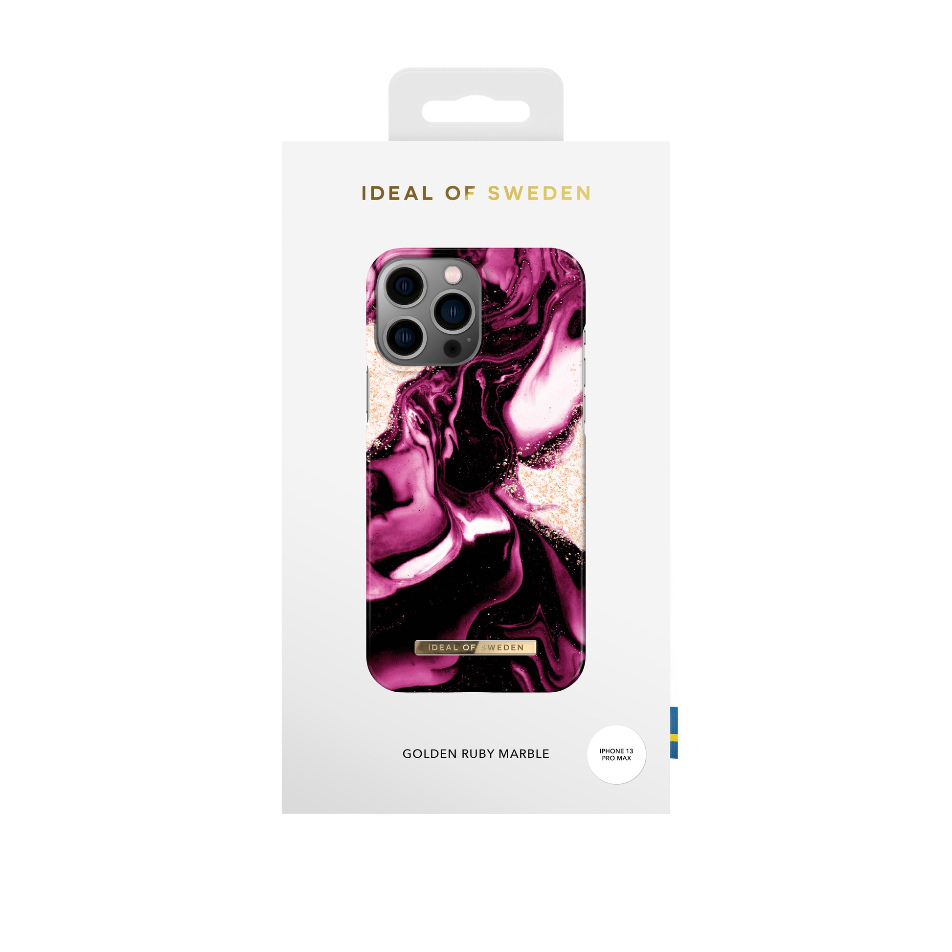 Ideal of Sweden – Backcover – für Apple iPhone 13 Pro Max – Black Thunder Marble