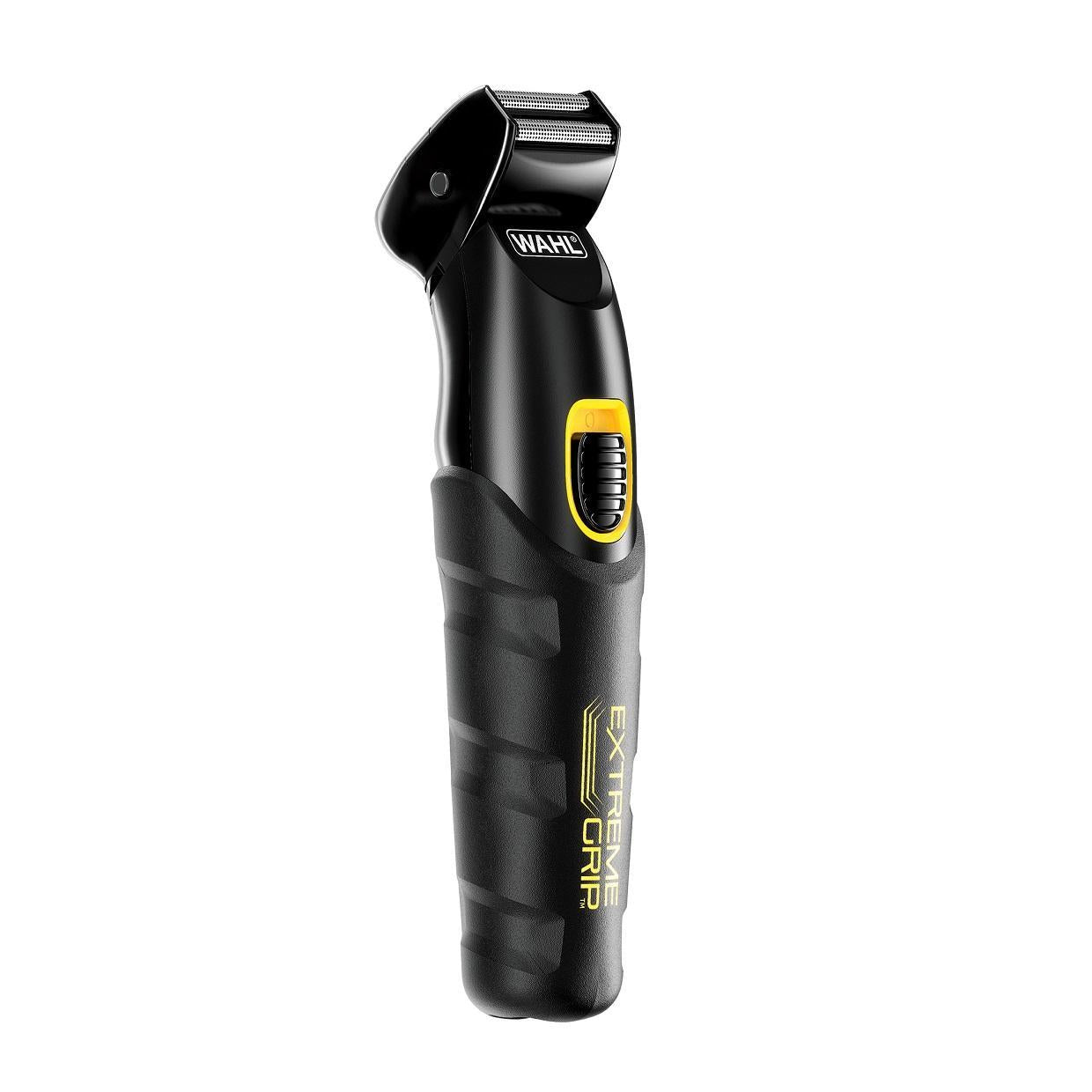 Wahl Multifunktionstrimmer Extreme Grip – 240 min Akkulaufzeit, 10 Kämme – Schwarz, Edelstahlmesser