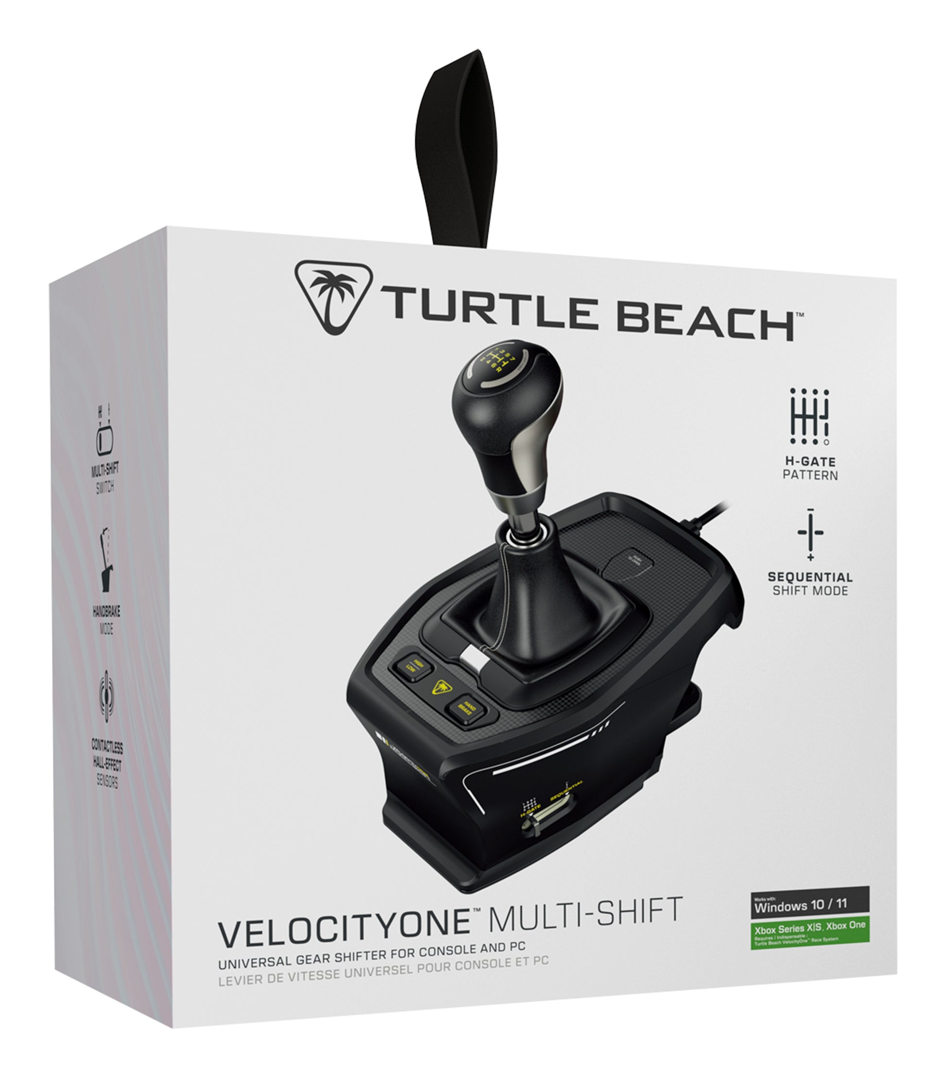 Turtle Beach VelocityOne Multi-Shift – Rennsport-Schalthebel-Add-on – Schwarz – für Windows 10/11 und Xbox
