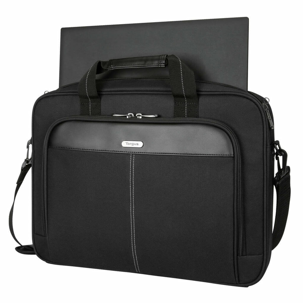 Targus Notebook-Tasche 15,6" – Abnehmbarer Schultergurt, Trolley-Haltegurt – Schwarz