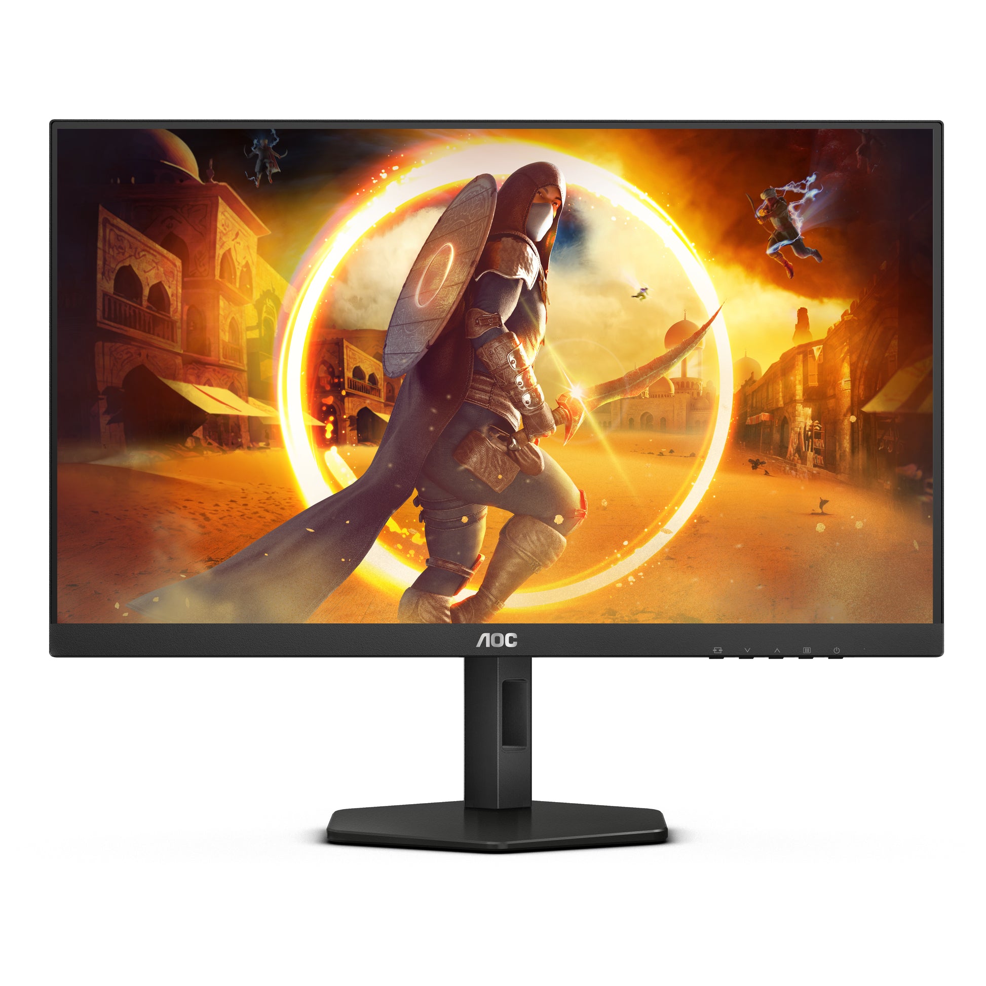 AOC 27G4X – Monitor, 27", 1920 × 1080 (Full HD), Fast IPS, 180 Hz, 300 cd/m², G-SYNC, VESA 100 × 100, Schwarz