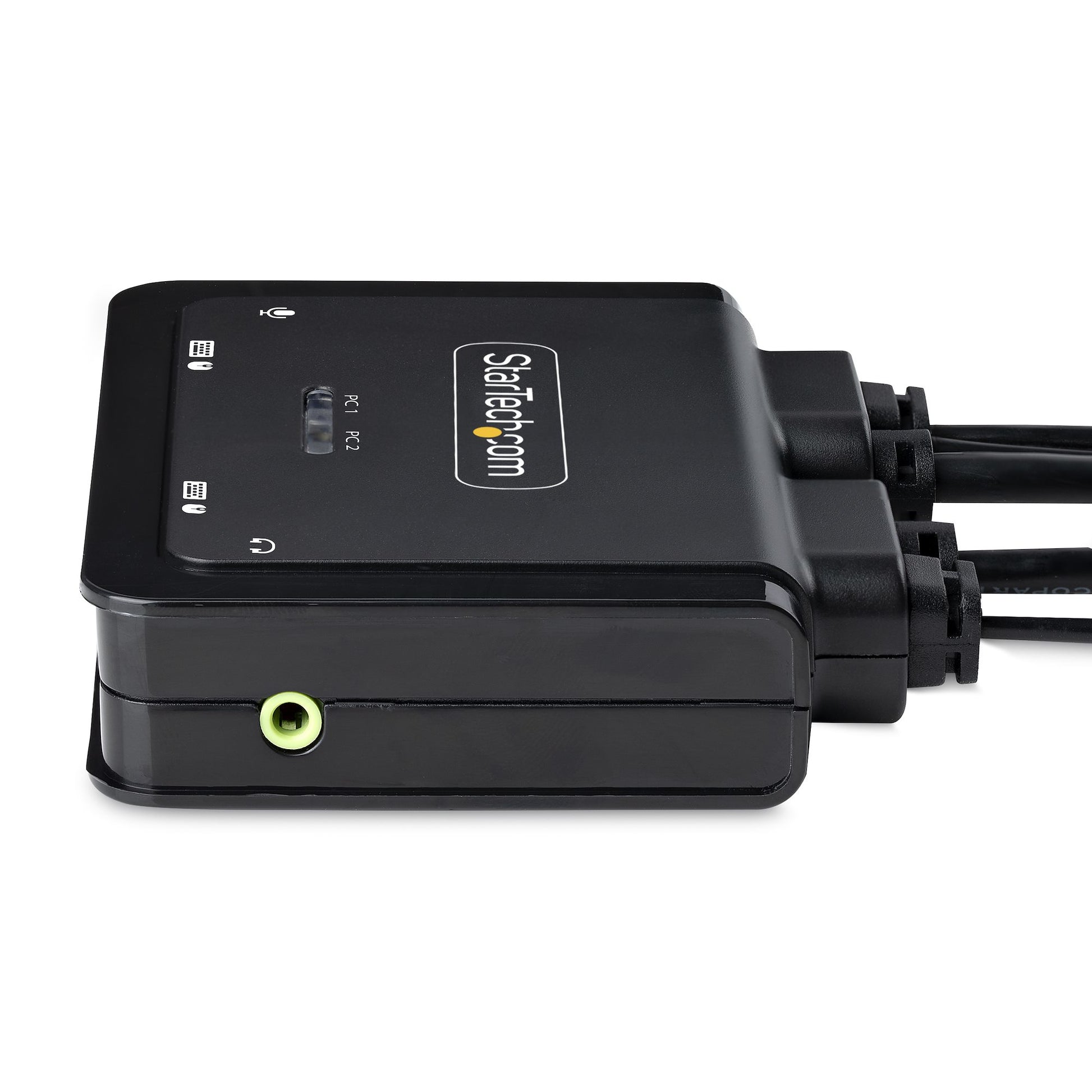 StarTech.com C2-D46-UC2-CBL-KVM – 2-Port DP KVM-Switch – 5120 × 1440, USB-C, Audio, Mikrofon