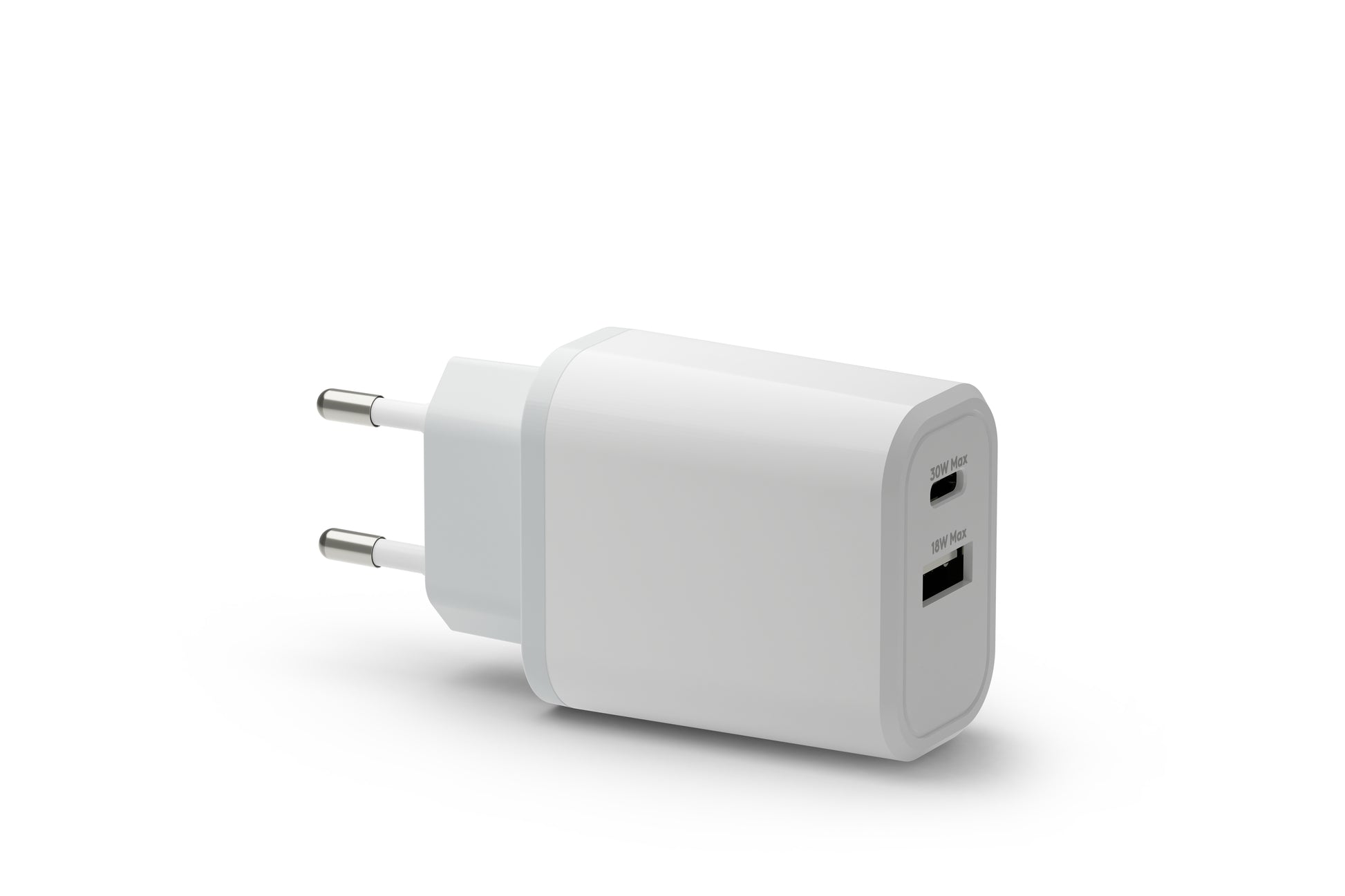 dbramante1928 CH18EUWH7150 USB-Ladegerät 48 W – USB-C×1 (30 W), USB-A×1 (18 W) – Weiss