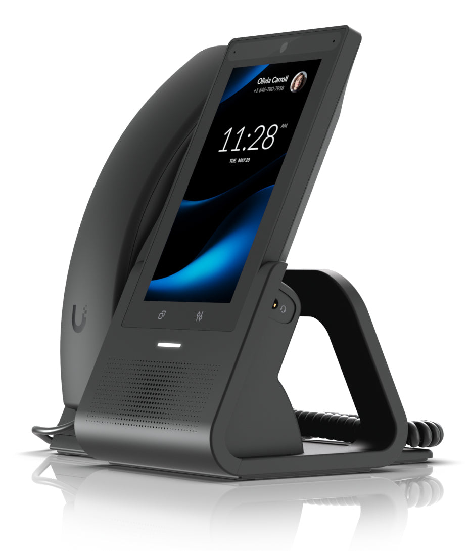 Ubiquiti UniFi Talk G3 Touch Pro – IP-Videotelefon, 5" Touch, WLAN/BT, Gigabit, PoE, für UniFi Talk, schwarz