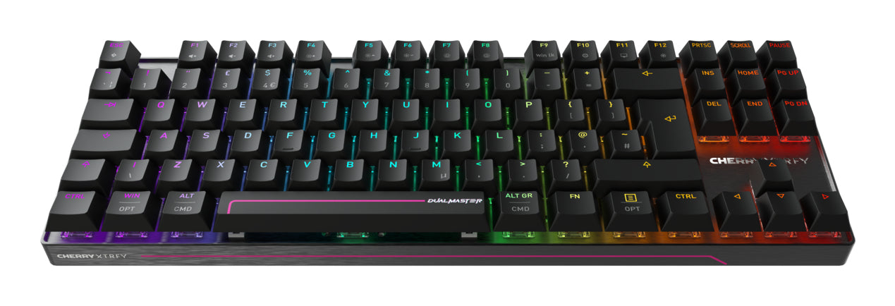 CHERRY MX 8.2 Pro TMR – Tastatur, kabellos (Bluetooth/2,4 GHz), UK-Layout (EN) – für Windows & iOS