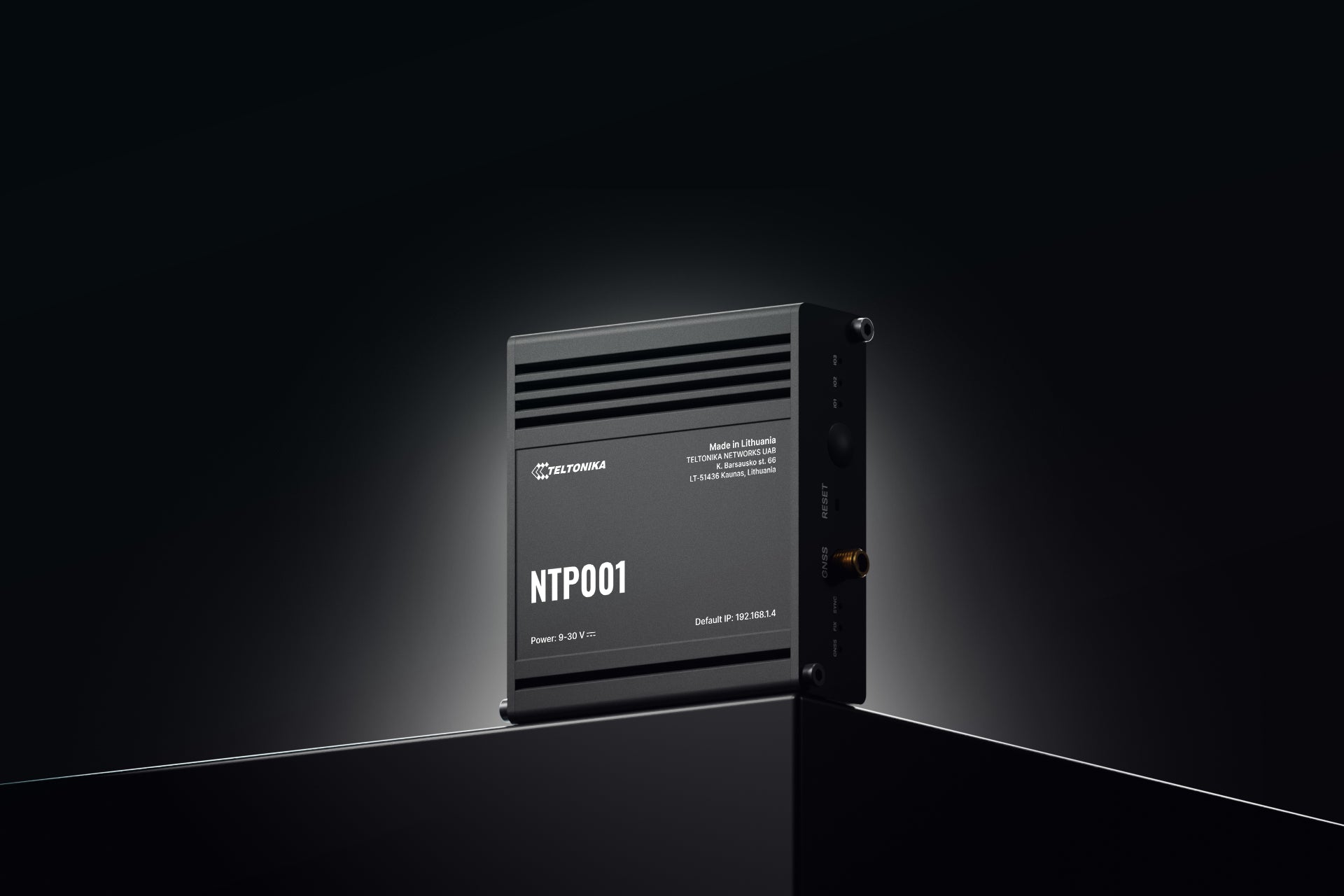 Teltonika NTP001 – Access Point – Wand, 1×10/100 Mbit/s, Schwarz