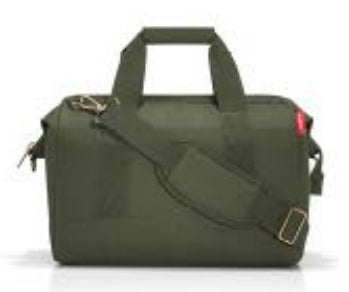 Reisenthel Umhängetasche Allrounder M – 18 l, Polyester, Dunkelgrün