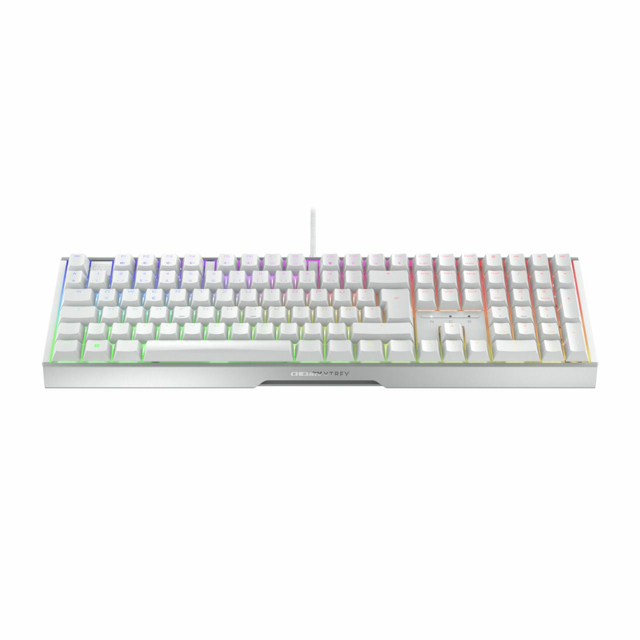 CHERRY XTRFY CHERRY MX 3.1 – Tastatur – Mechanisch – Kabelgebunden, USB-A – AZERTY (FR) – RGB – Weiss