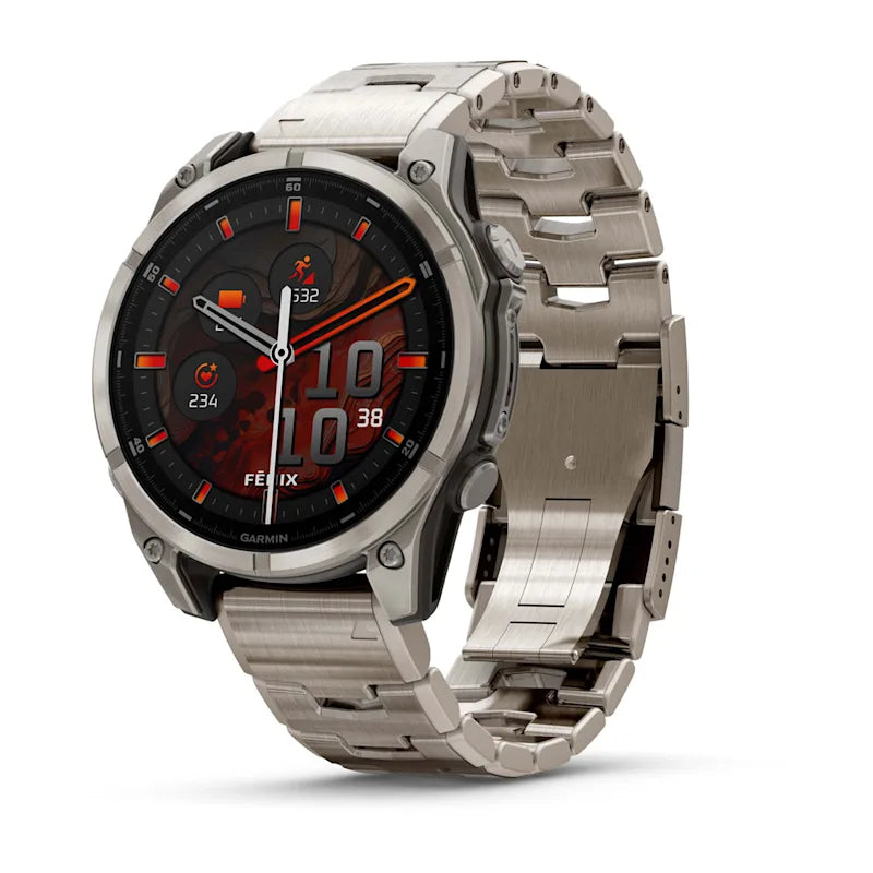 Garmin Fenix 8 AMOLED Sapphire – GPS-Smartwatch – 47 mm, 1,4", GPS, WLAN, AMOLED, Saphirglas, 100 m, Titan