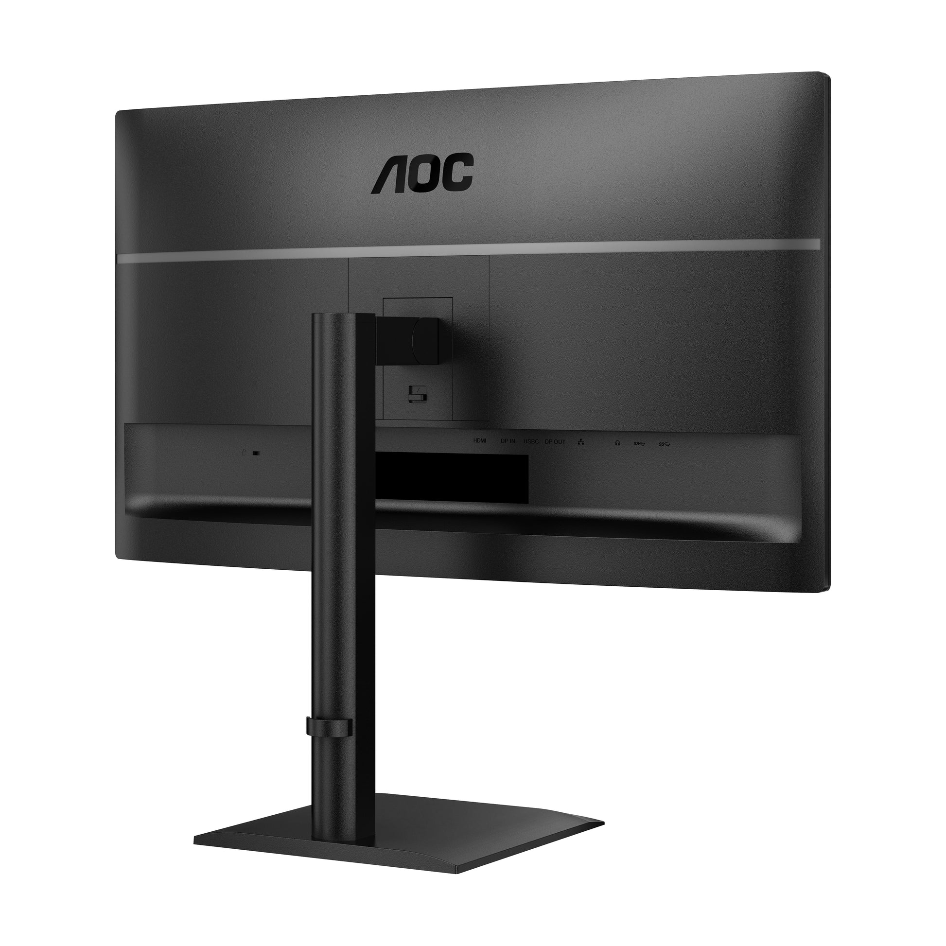 AOC Q27E4CV – Monitor, 27" 2560 × 1440 (WQHD), IPS, 120 Hz, 350 cd/m², USB-C, Lautsprecher, Schwarz
