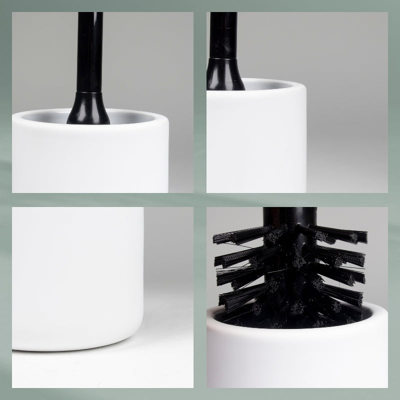 Kela Sana – WC-Bürstenset – Keramik, Weiss, einfach zu säubern, H 45 cm