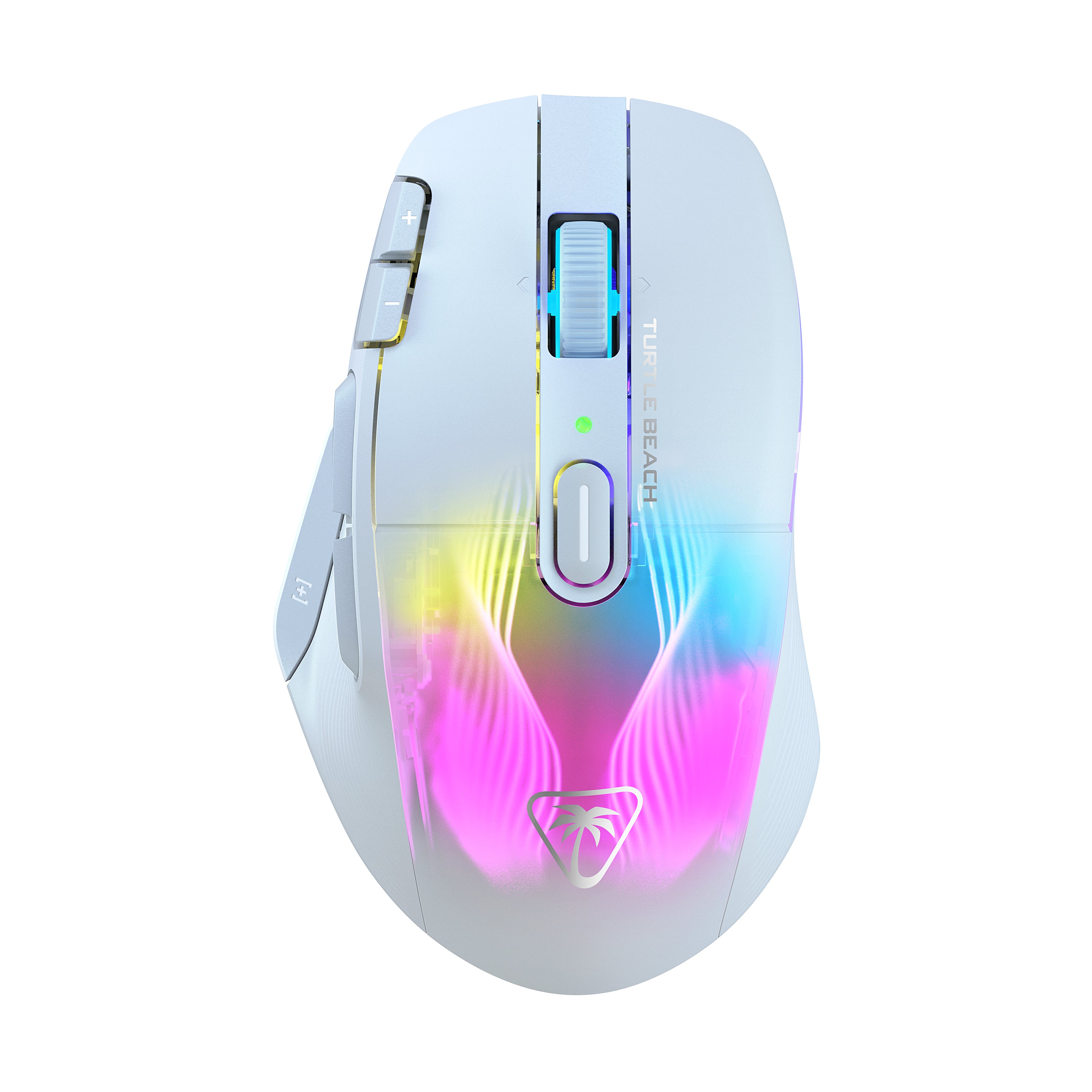 Turtle Beach Kone XP Air Gaming-Maus – kabellos, 10 Tasten, für Rechtshänder, RGB-Beleuchtung, weiss