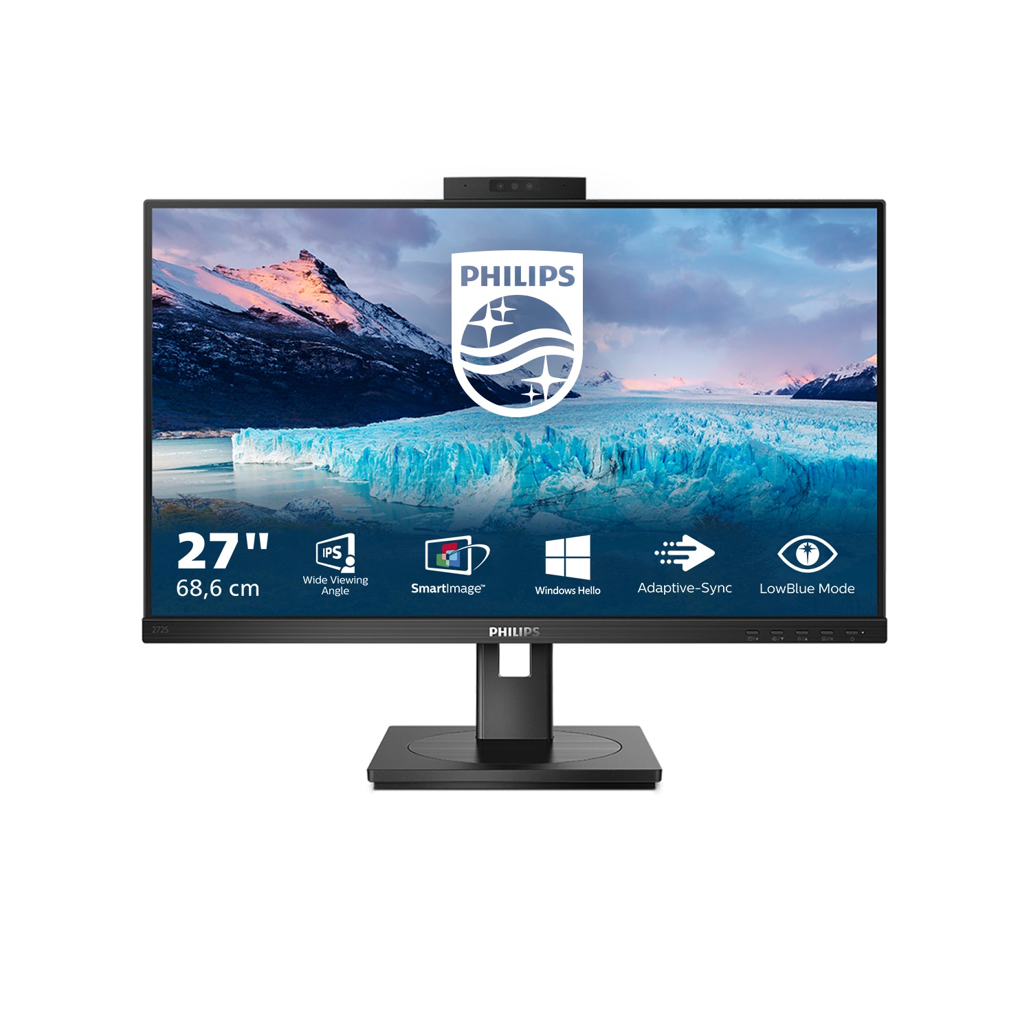 Philips 272S1MH/00 – 27" Full HD IPS 75 Hz – Webcam, Lautsprecher