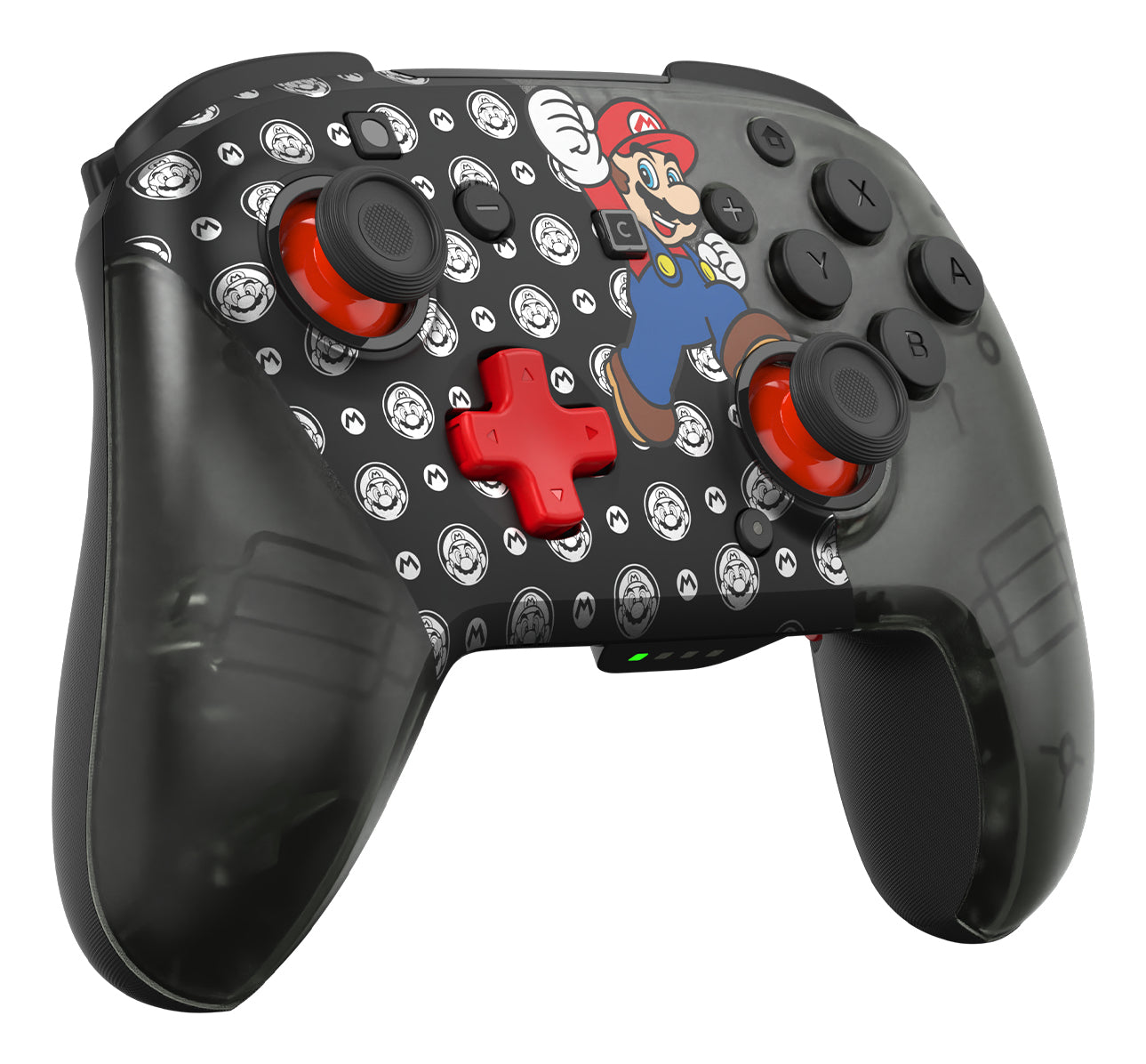 Turtle Beach Rematch – Gamepad – RF 2,4 GHz – Super Mario Jump-Design – für Nintendo Switch – Schwarz