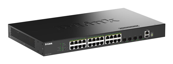 D-Link DGS-1018P – Unmanaged L2 Switch – 16× 1G PoE+, 2× SFP, PoE-Budget 240 W, 19", 1U