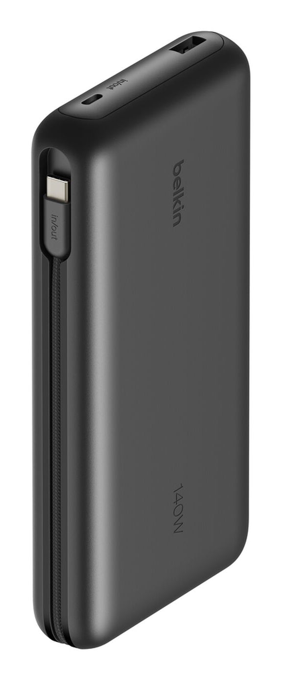 Belkin BOOSTCHARGE Powerbank 25'000 mAh – 158 W PD, 2× USB-C, 1× USB-A, schwarz