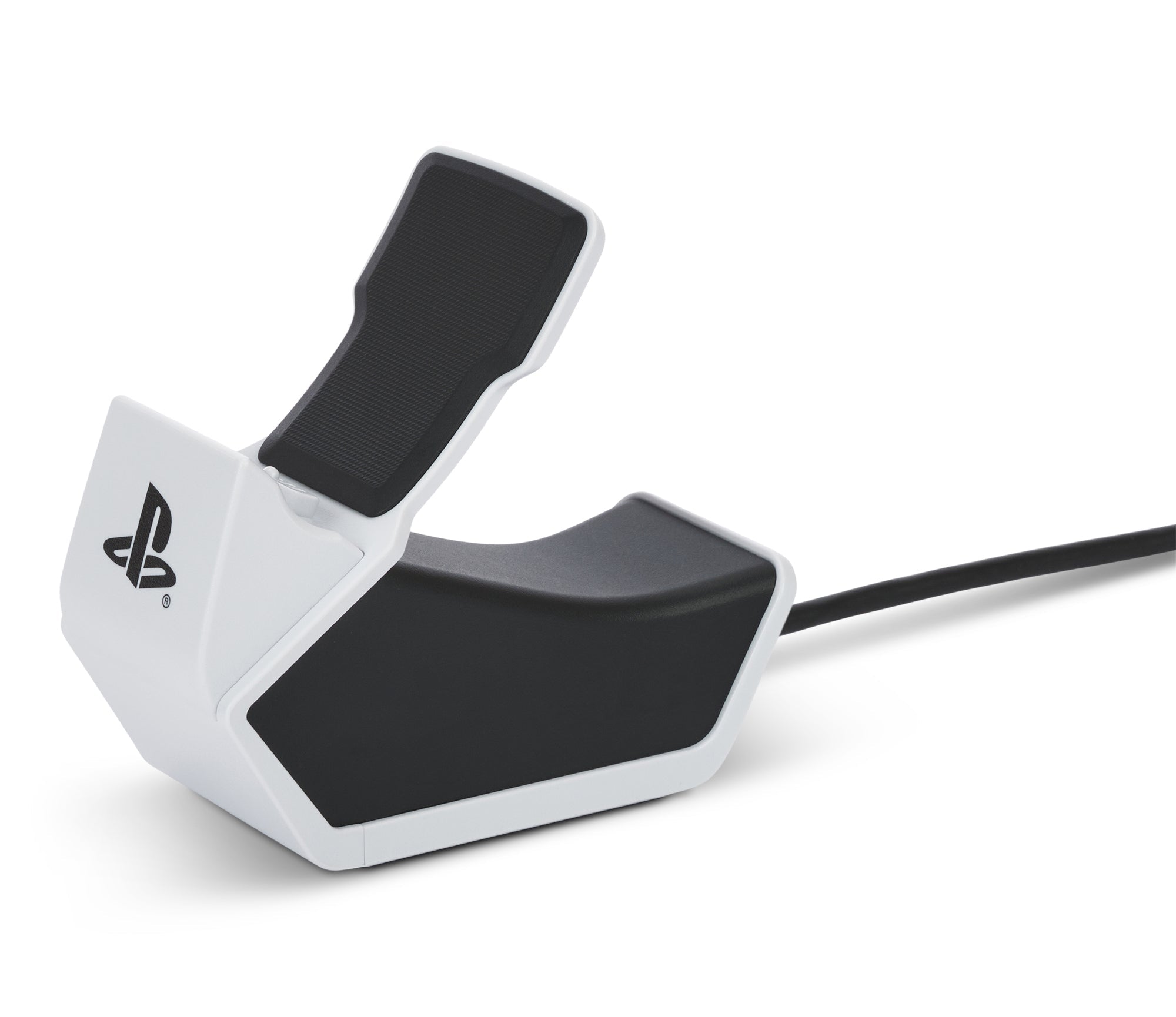 PowerA Solo Ladestation – Ladestation für PlayStation 5, USB-A auf USB-C (1 m), Schwarz/Weiss