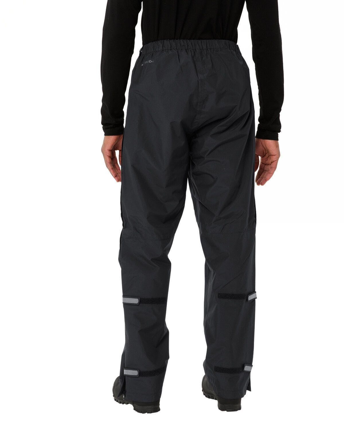 VAUDE Velohose – M – Schwarz, Polyester, Wasserfest, Reflektierend