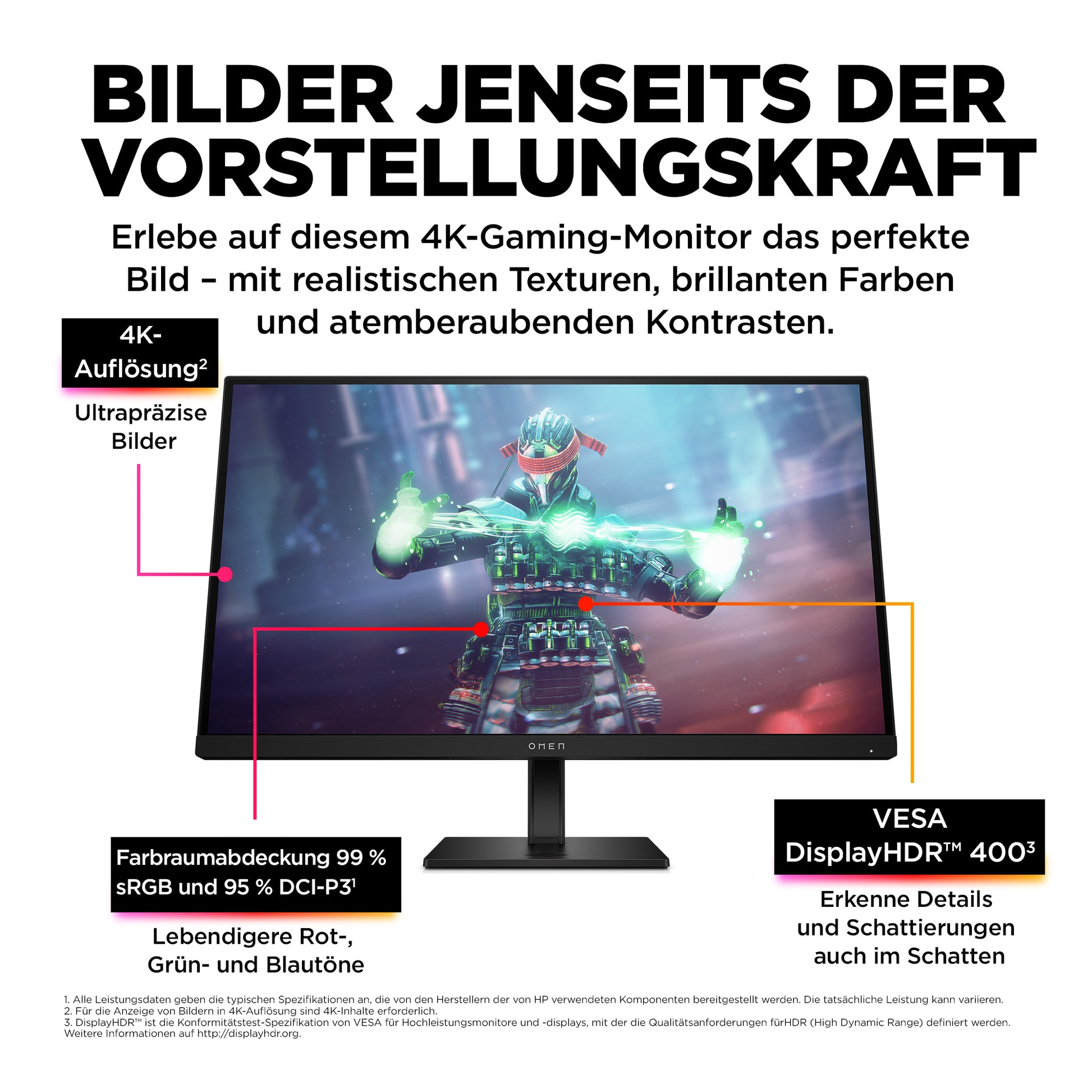 HP OMEN 27k – Monitor, 27", IPS, 144 Hz