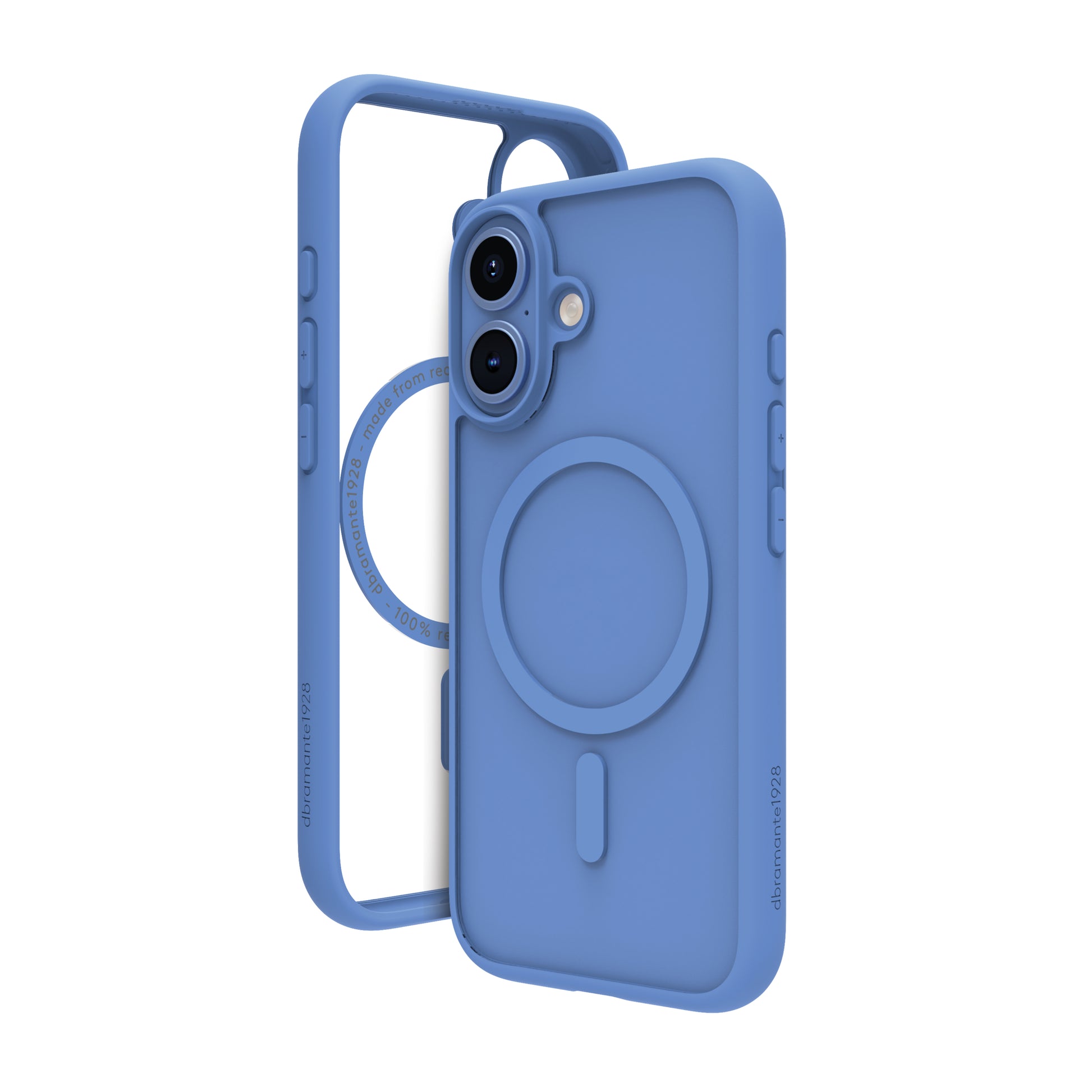 dbramante1928 Grenen Backcover – für Apple iPhone 16 Plus, MagSafe, Kunststoff, Indigo, bis 2 m Sturzsicher