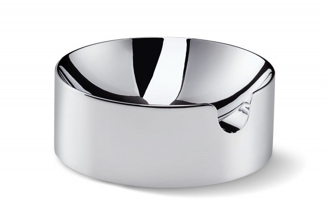 Philippi Aschenbecher – Ø 13,5 × 5,08 cm – Chrom, Silber