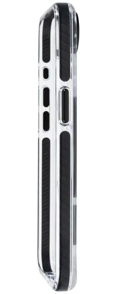 ONIT Backcover – für Apple iPhone 16e, MagSafe, PC+TPU+TPE, schwarz/transparent, bis 3 m sturzsicher