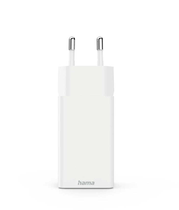 Hama 00201995 USB-Ladegerät 45 W – USB-C×1, USB-A×2 – PD 3.0, QC 3.0, GaN – Weiss