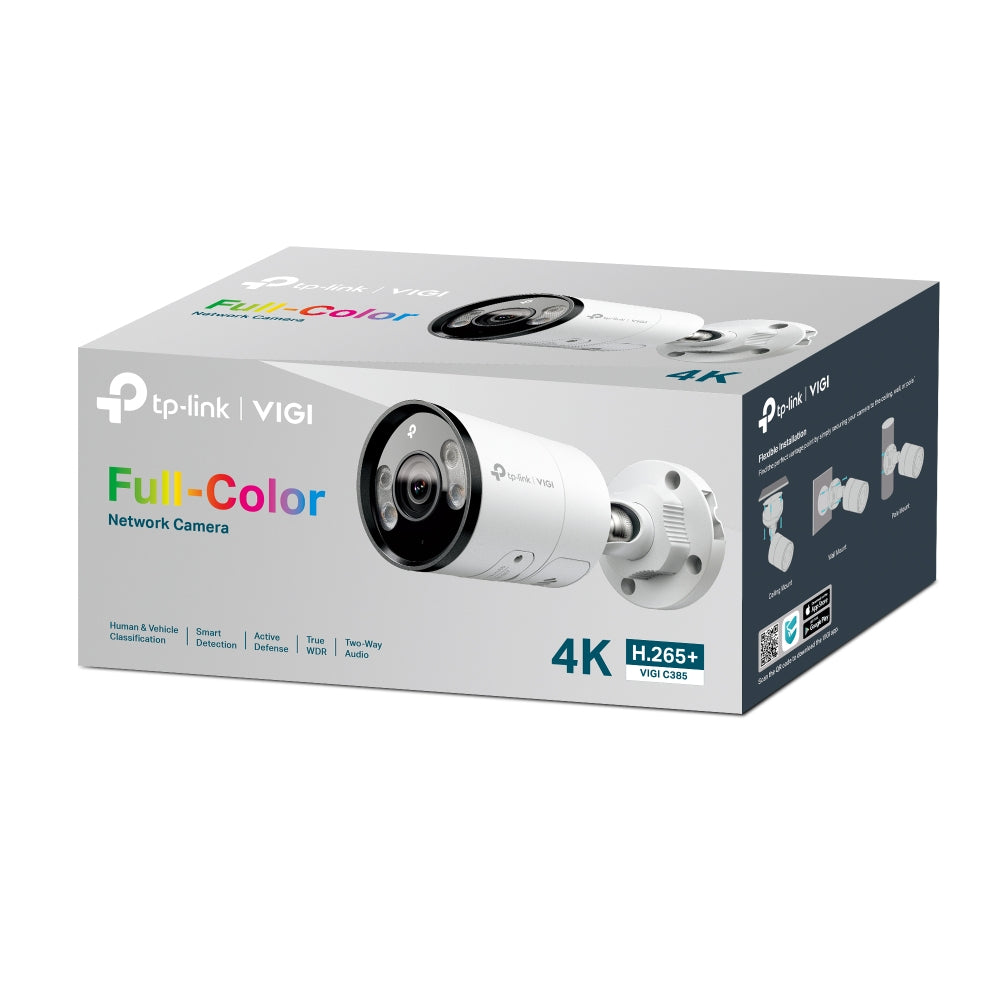 TP-Link VIGI C385 IP-Sicherheitskamera – 8 MP, 4K, IP67