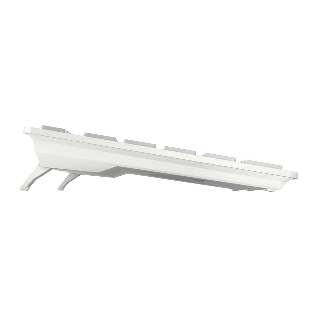 CHERRY KW 7100 Mini – Tastatur, kabellos (Bluetooth), FR-Layout (FR), Weiss – für macOS