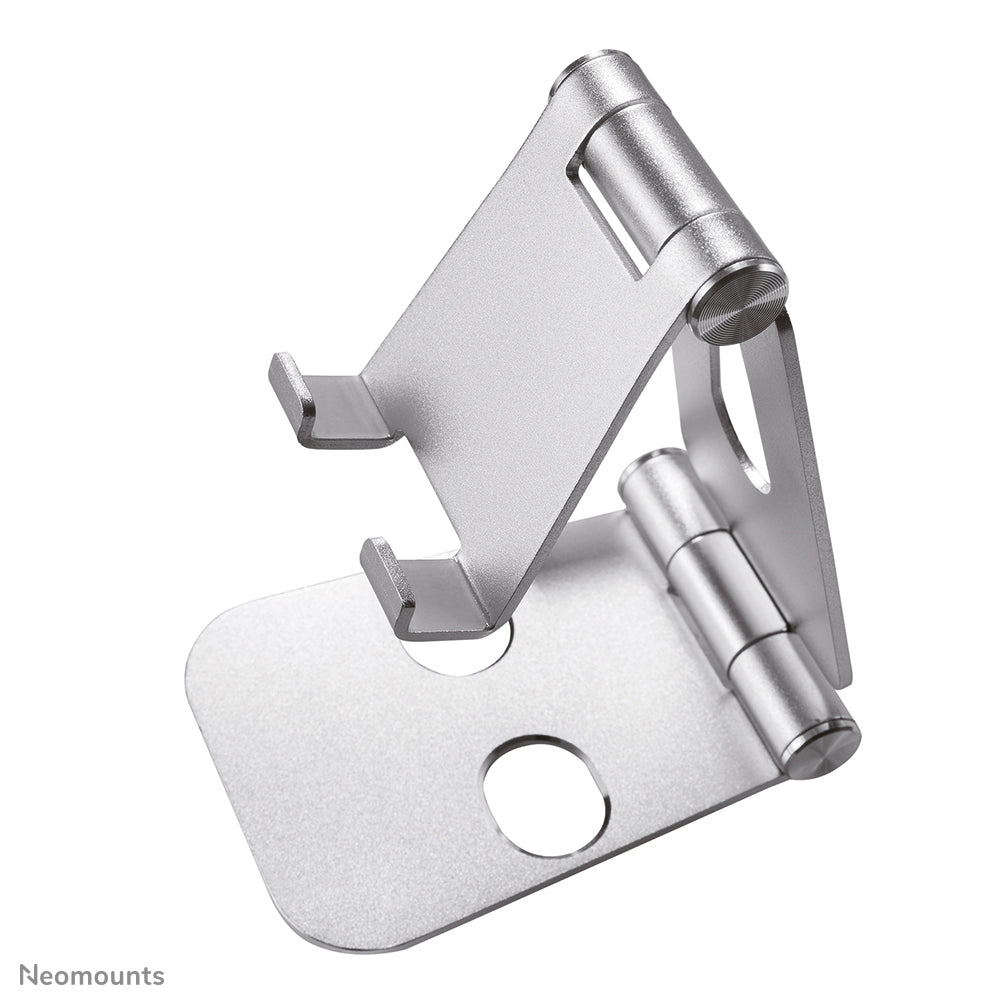 Neomounts Tischständer, faltbar, verstellbar – für Geräte bis 7" – Silber, Aluminium